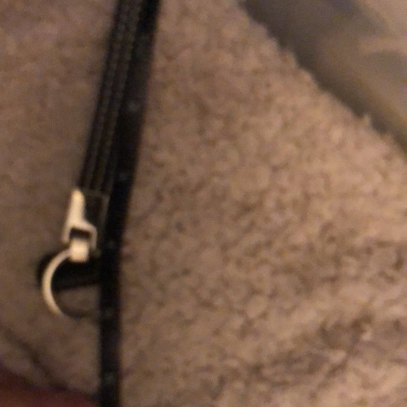 Liz Claiborne black leather strap key ring , new - Picture 4 of 5